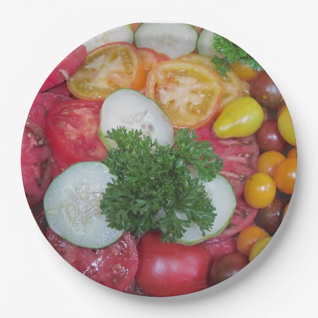 Tomato Paper Plate (Front)