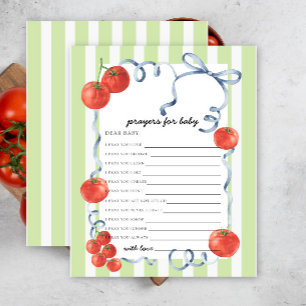 Tomato - Party game prayers for baby