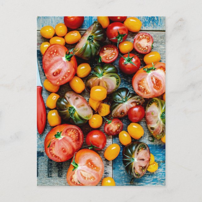Tomato Photo Postcard (Front)