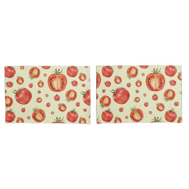 Tomato Pillowcase (Front-Set)