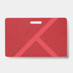 Tomato Red Badge with Modern K Stripes – Customize