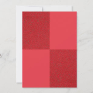 Tomato Red Chequered Card – Customizable Flat Desi