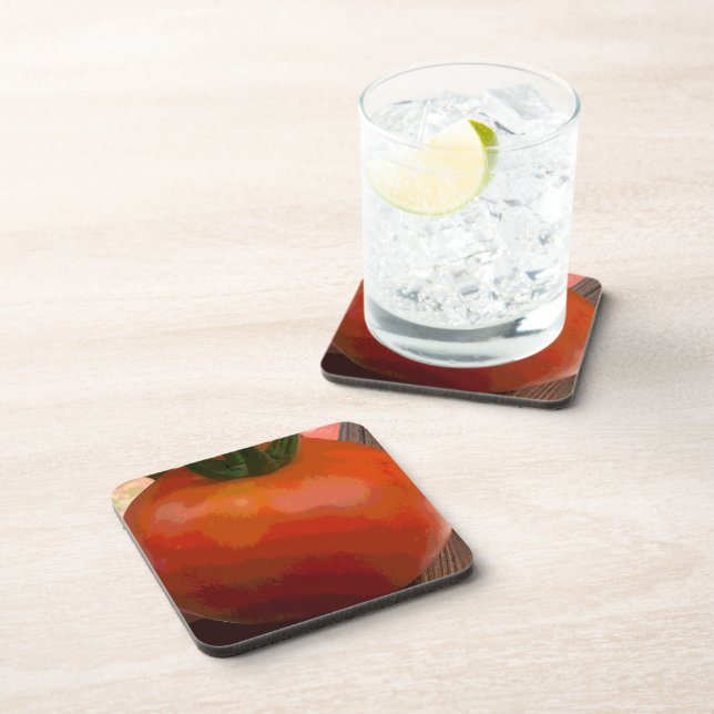 Tomato Red Coaster (Right Side)