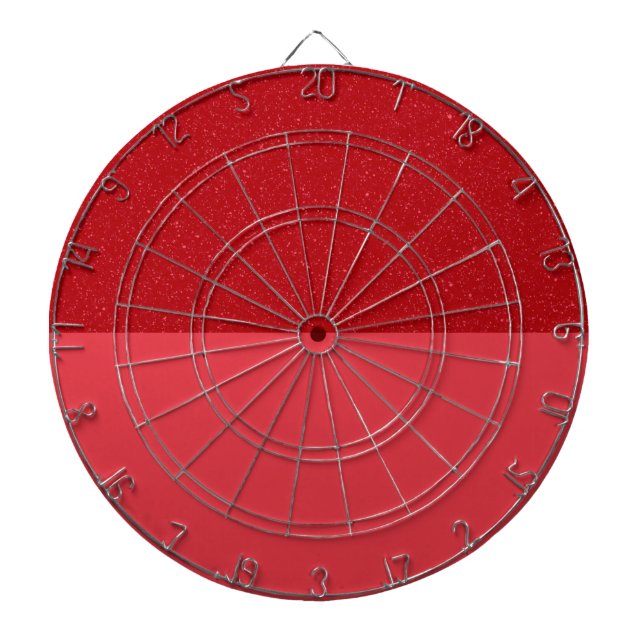 Tomato Red Contrast Dartboard Design – Customize (Front)