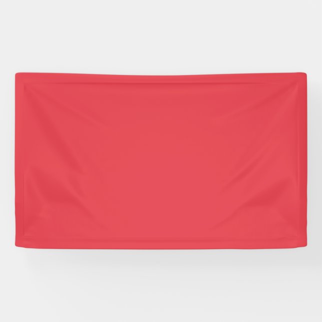 Tomato Red Custom Event Banner – Customizable (Horizontal)