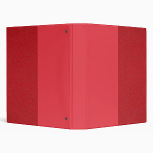Tomato Red Dual Texture Binder – Customizable