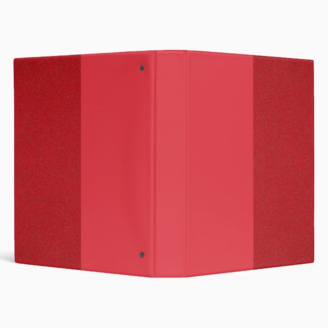 Tomato Red Dual Texture Binder – Customizable (Background)