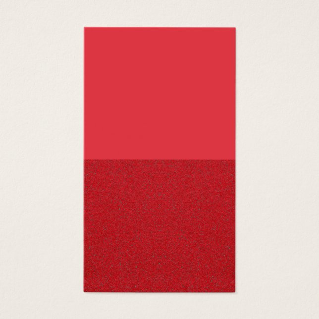 Tomato Red Dual-Texture Profile Card – Customize (Front)