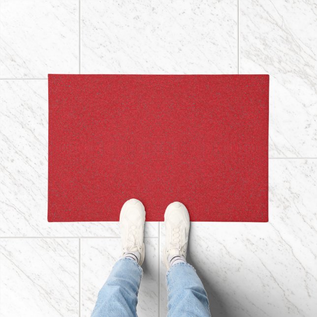 Tomato Red Dual-Tone Custom Doormat (Indoor)