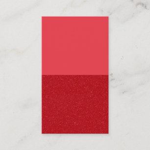 Tomato Red Duo Block Calling Card – Customizable