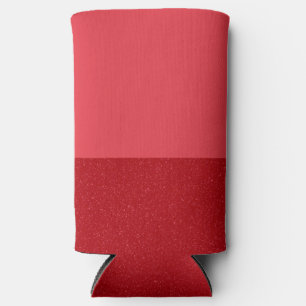 Tomato Red Duo-Tone Customizable Can Cooler