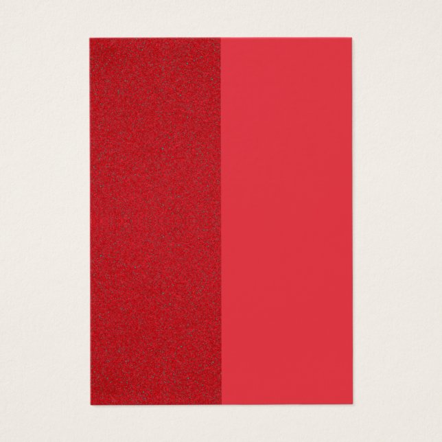 Tomato Red Horizon Profile Card – Customizable (Front)
