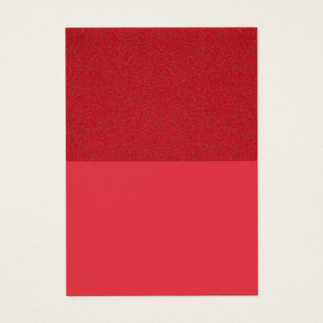 Tomato Red Horizon Split Profile Card – Customize (Front)