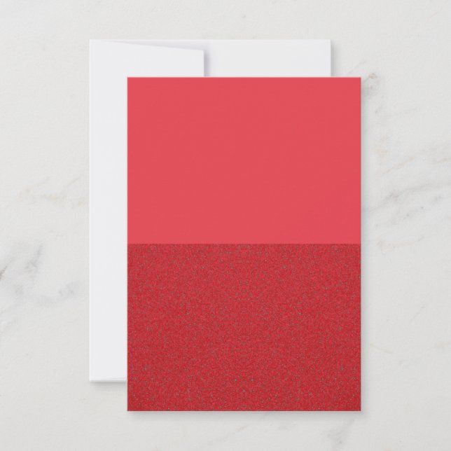 Tomato Red Invite – Matte & Textured Custom Design (Front)