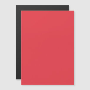Tomato Red Magnetic Card Template – Customizable