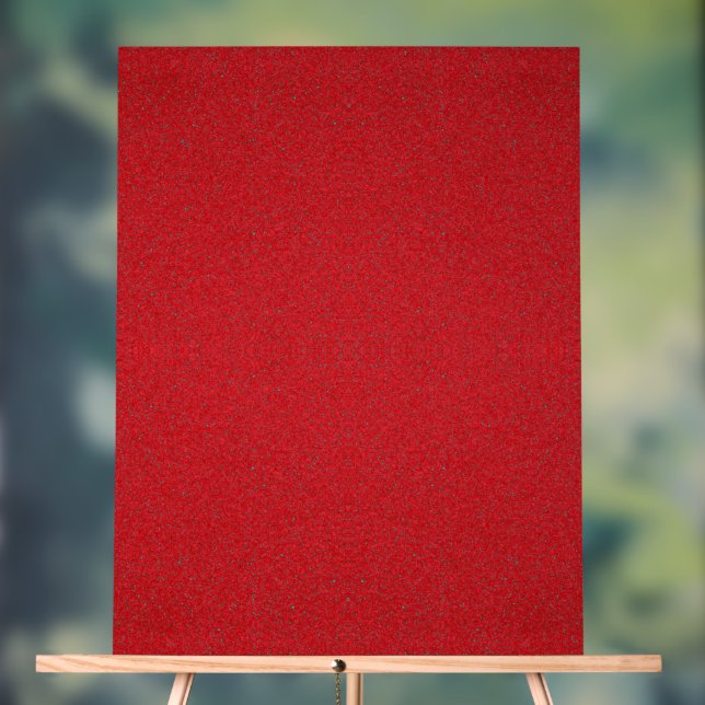 Tomato Red Noise Acrylic Sign – Customizable (Neutral)