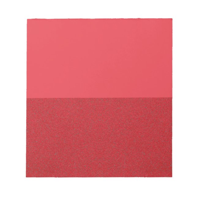 Tomato Red Noise Base Notepad – Custom Design (Front)