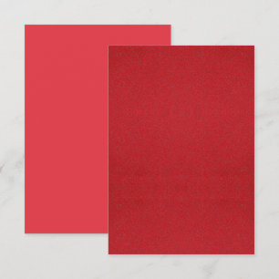Tomato Red Noise RSVP Card – Customizable