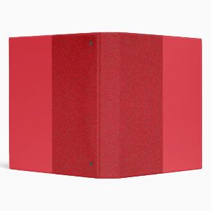 Tomato Red Noise Stripe Binder – Customizable