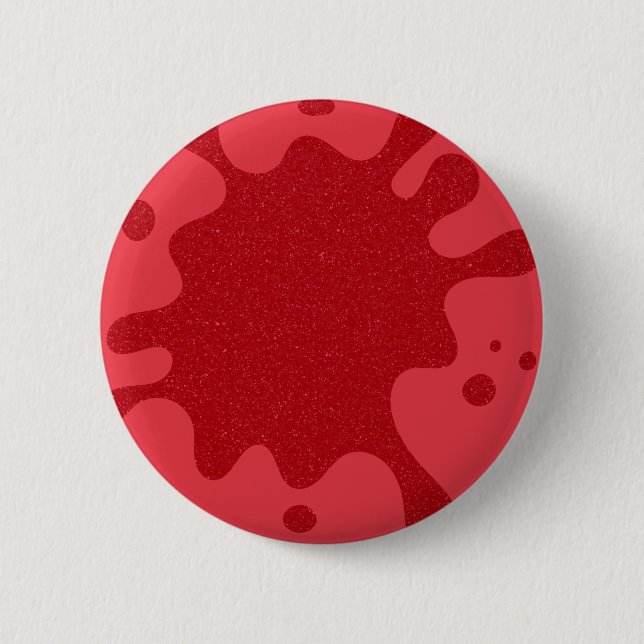 Tomato-Red “Paint Splash” Custom Pin (Front)