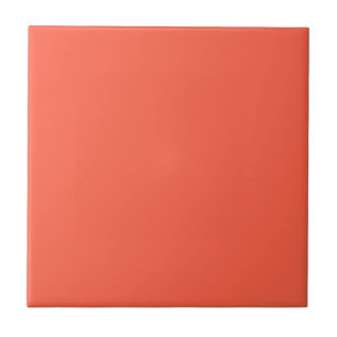 Tomato Red Solid Colour Tile