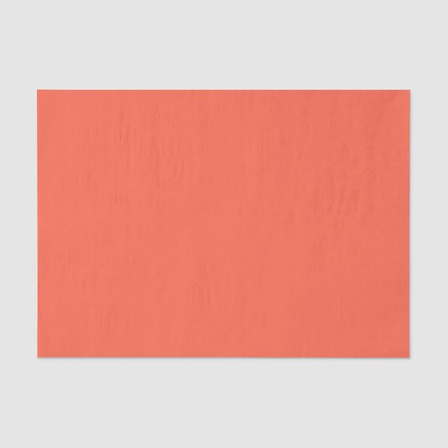 Tomato Red Solid Colour Tissue Paper (Front)
