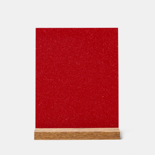 Tomato Red Sparkle Acrylic Sign 8"x10" – Customize