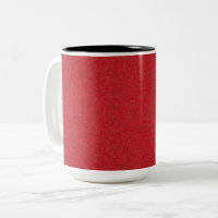 Tomato Red Speckle Ceramic Mug – Customizable