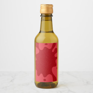 Tomato Red Splash Bottle Label Design – Customize