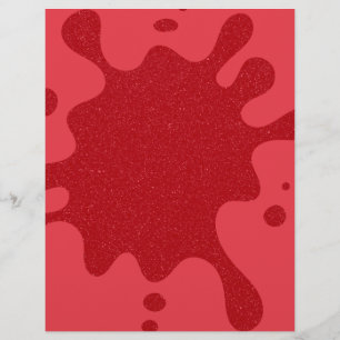 Tomato Red Splatter Custom Flyer
