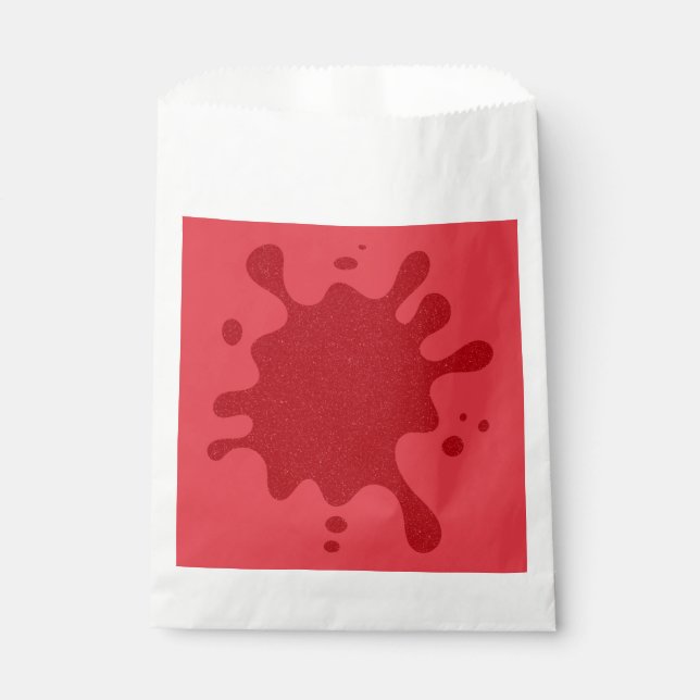 Tomato Red Splatter Treat Bags – Customizable (Front)