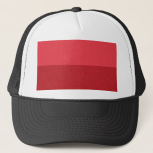 Tomato Red Split Noise Trucker Hat – Customizable