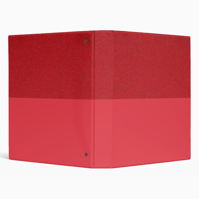 Tomato Red Split Texture Binder – Customizable (Background)