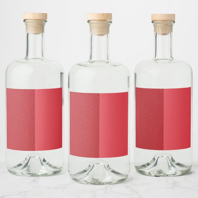 Tomato Red Split Texture Liquor Labels – Customize (Bottles)