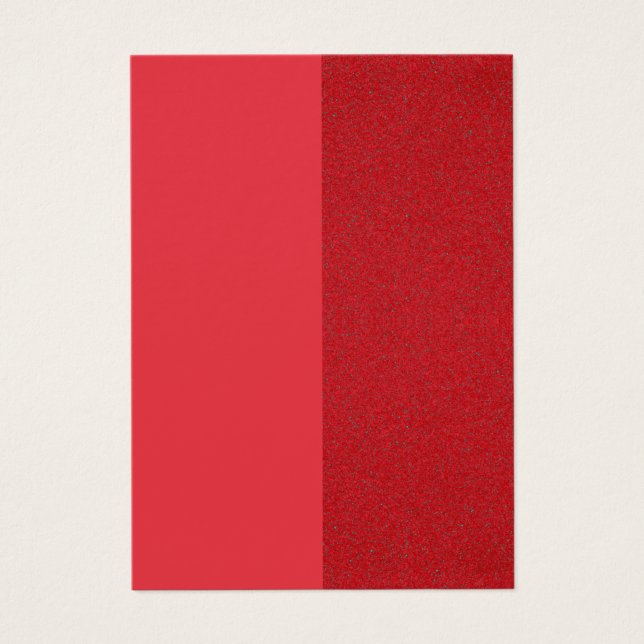 Tomato Red Split-Texture Profile Card – Customize (Front)
