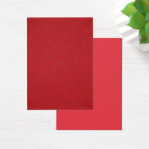 Tomato Red Split-Texture Profile Card – Customize