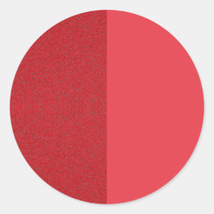 Tomato Red Split Texture Sticker – Customizable