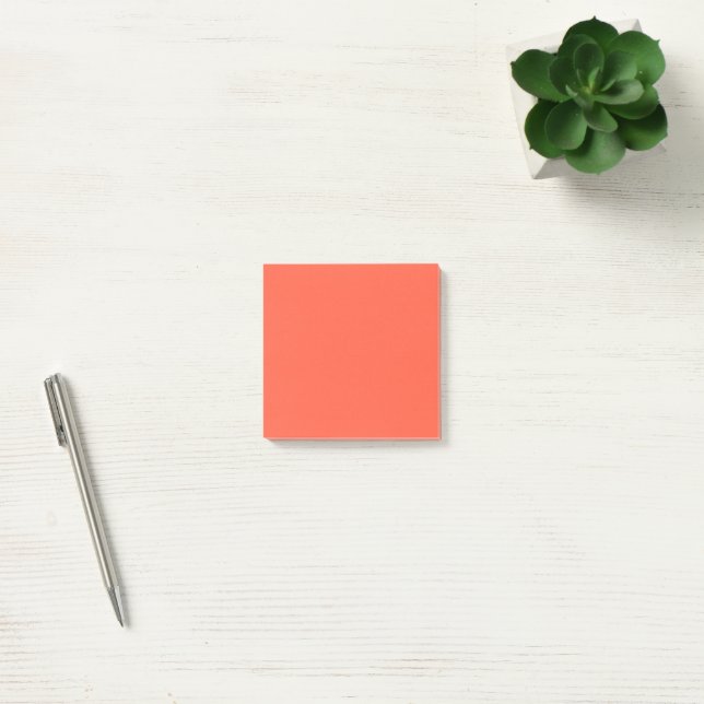 Tomato Red Square Post-it Notes (Office)