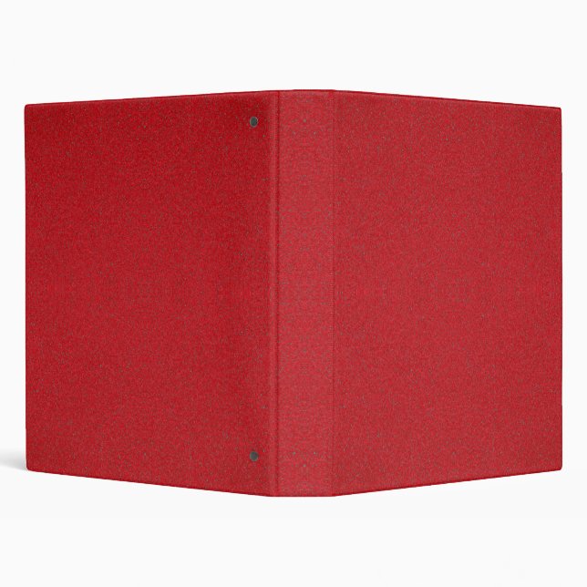 Tomato Red Static Noise Full-Cover Binder - Custom (Background)