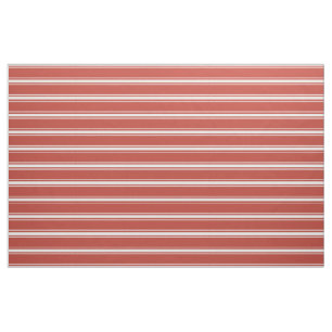 Tomato Red Stripes custom fabric