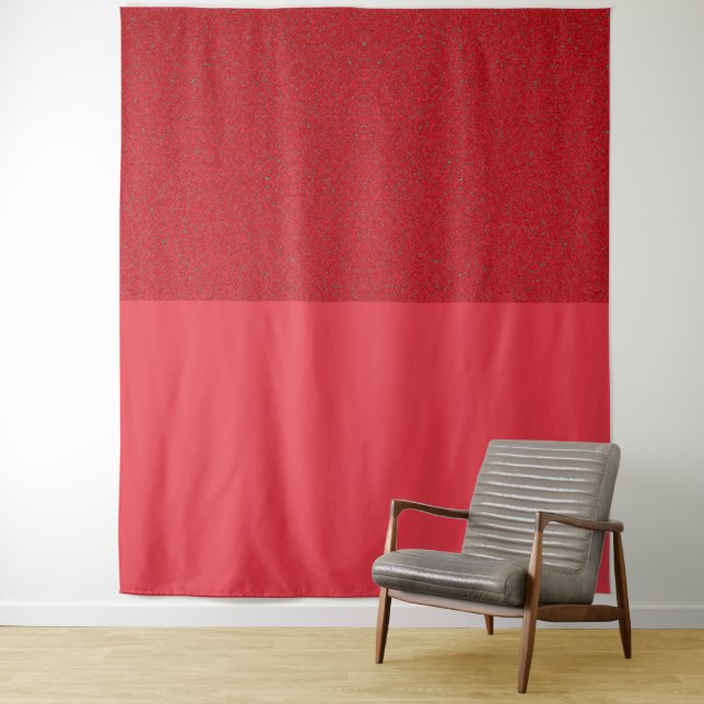 Tomato Red Tapestry Top Noise Split – Customizable (In Situ)