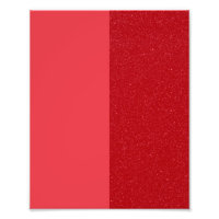 Tomato Red Textured Contrast Poster – Customizable