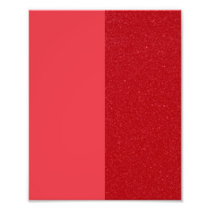 Tomato Red Textured Contrast Poster – Customizable
