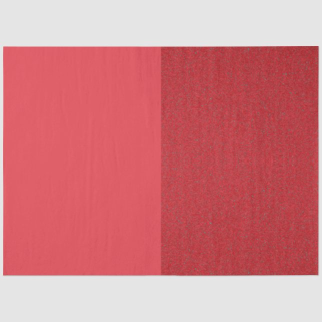 Tomato Red Tissue Paper – Soft & Speckled Split (Front)