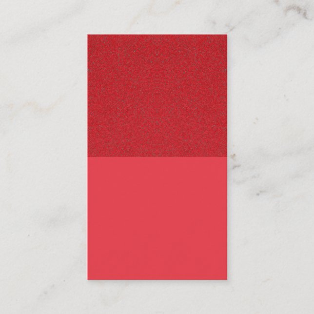 Tomato Red Vertical Appointment Card – Customize (Front)