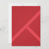 Tomato Red X-Angle Card – Customizable Layout