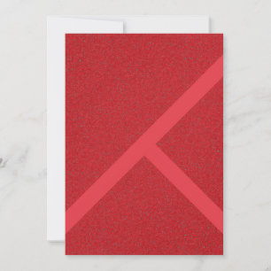 Tomato Red X-Angle Card – Customizable Layout