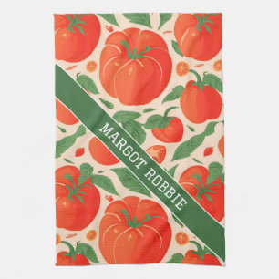 Tomato Retro Colourful Personalized Pattern Kitchen Towel