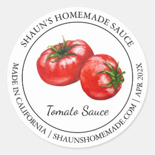 Tomato Sauce Modern label