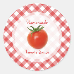 Tomato Sauce Preserves  Classic Round Sticker